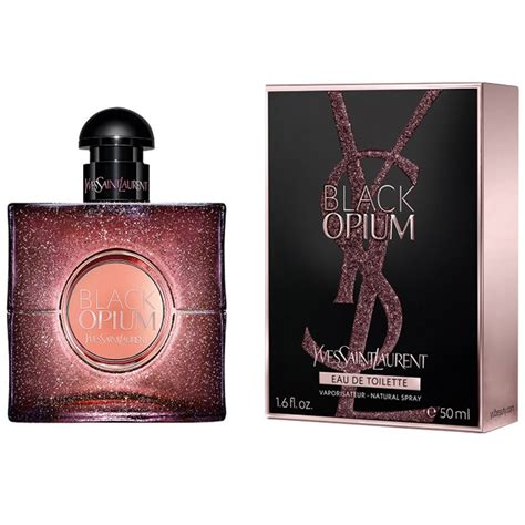 yves saint laurent black opium edt 50ml|ysl Black Opium perfume boots.